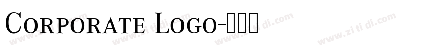 Corporate Logo字体转换
